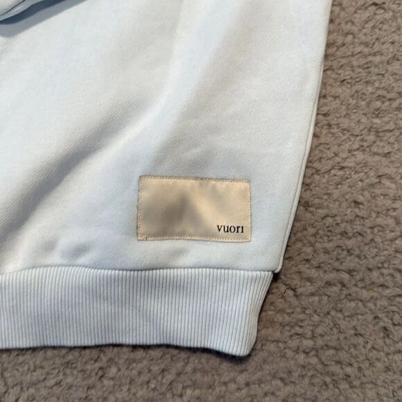 VUORI Restore Oversized Crew 2.0Vans Crewneck Sweater with Ribbed Cuffs size XS - Picture 3 of 6